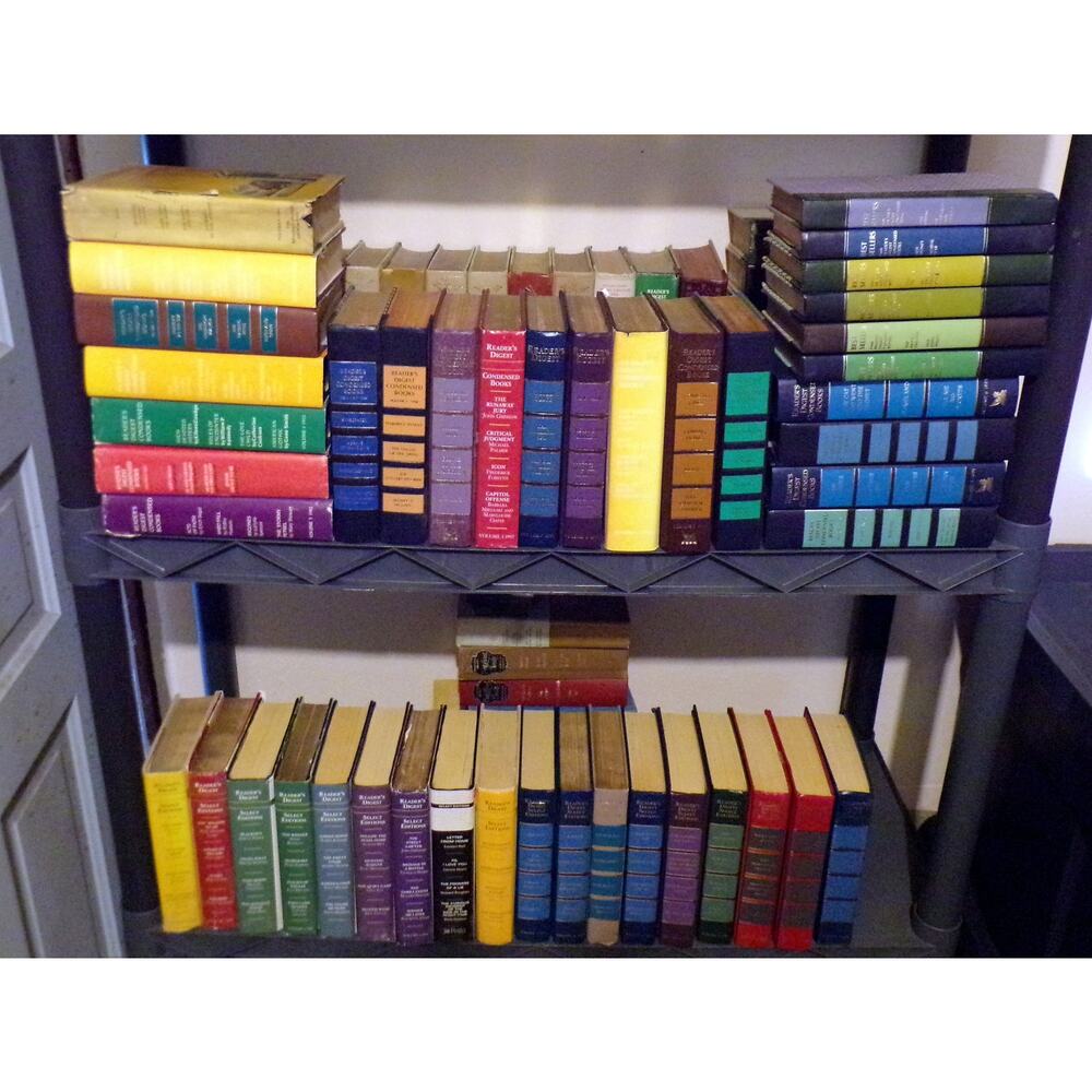 Readers Digest Condensed 4 Books Set Varies Colors